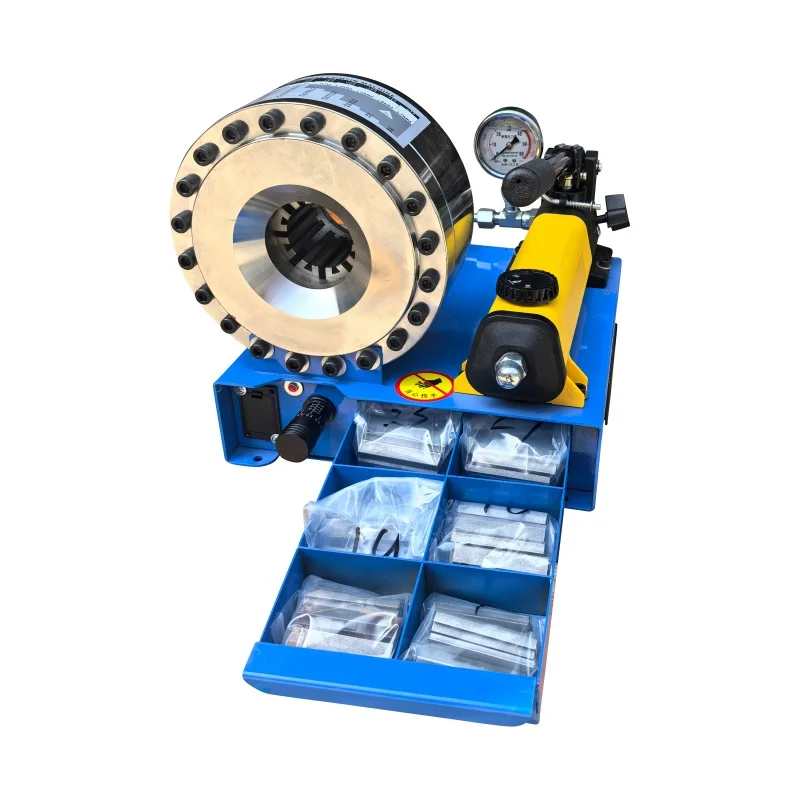 1/4" up to 1" Machinery Repair Service Pressing Machine for Sale CE RoHS Supplier P16 High Pressure Hydraulic Hose Crimping
1/4" up to 1" Machinery Repair Service Pressing Machine for Sale CE RoHS Supplier P16 High Pressure Hydraulic Hose Crimping