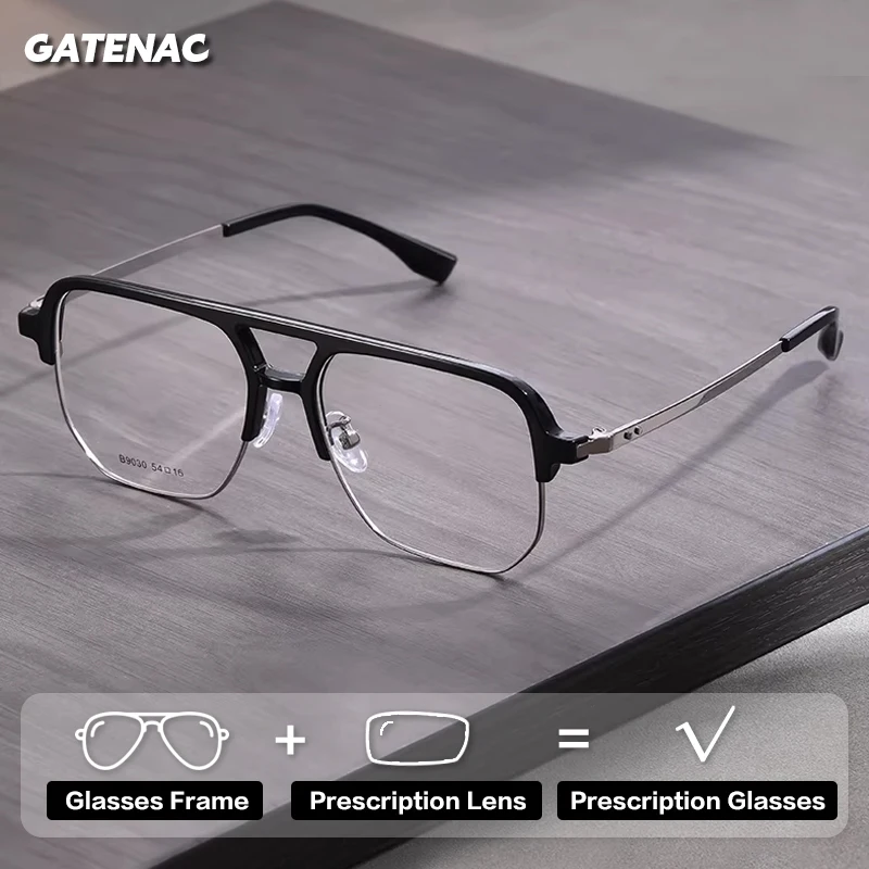 Gatenac Ultra Light Prescription Glasses Quality Photochromic Anti Blue Light Optical Reading Glasses Myopia Customized Eyewear
Gatenac Ultra Light Prescription Glasses Quality Photochromic Anti Blue Light Optical Reading Glasses Myopia Customized Eyewear