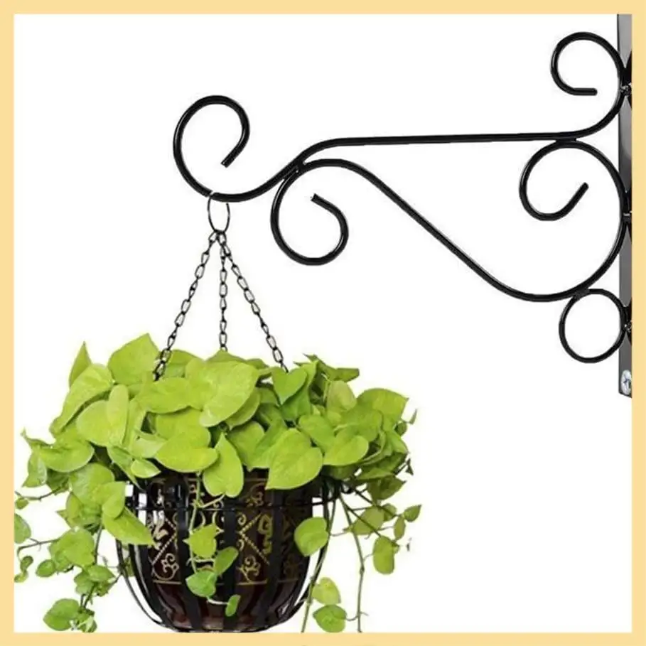 GOOD-European Style Wall Hanging Flower Pot Support Bracket Hook Iron Hanger Plants Holder Balcony Home Decor
GOOD-European Style Wall Hanging Flower Pot Support Bracket Hook Iron Hanger Plants Holder Balcony Home Decor