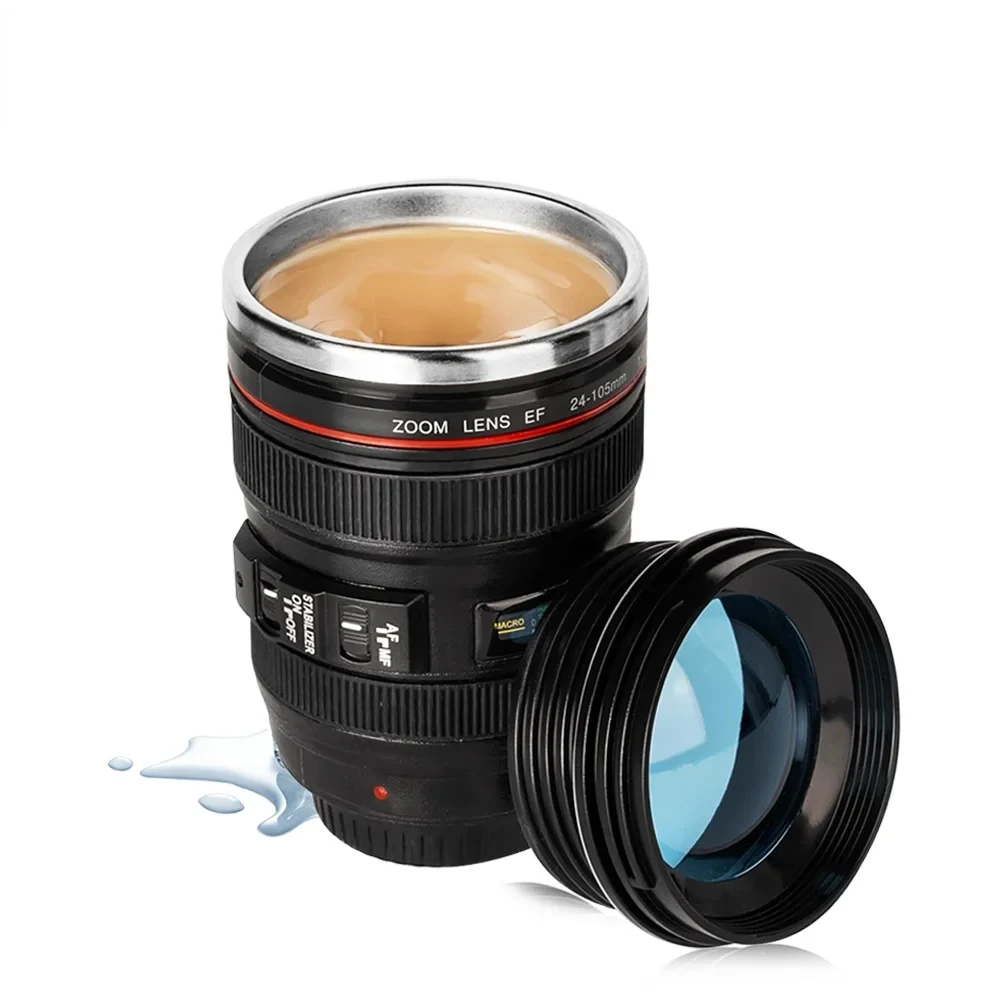 Camera Lens Coffee Mug Cup of Coffee Stainles Steel Vacuum Insulated Thermos Water Bottle Tumbler Thermal Insulation Drinkware
Camera Lens Coffee Mug Cup of Coffee Stainles Steel Vacuum Insulated Thermos Water Bottle Tumbler Thermal Insulation Drinkware