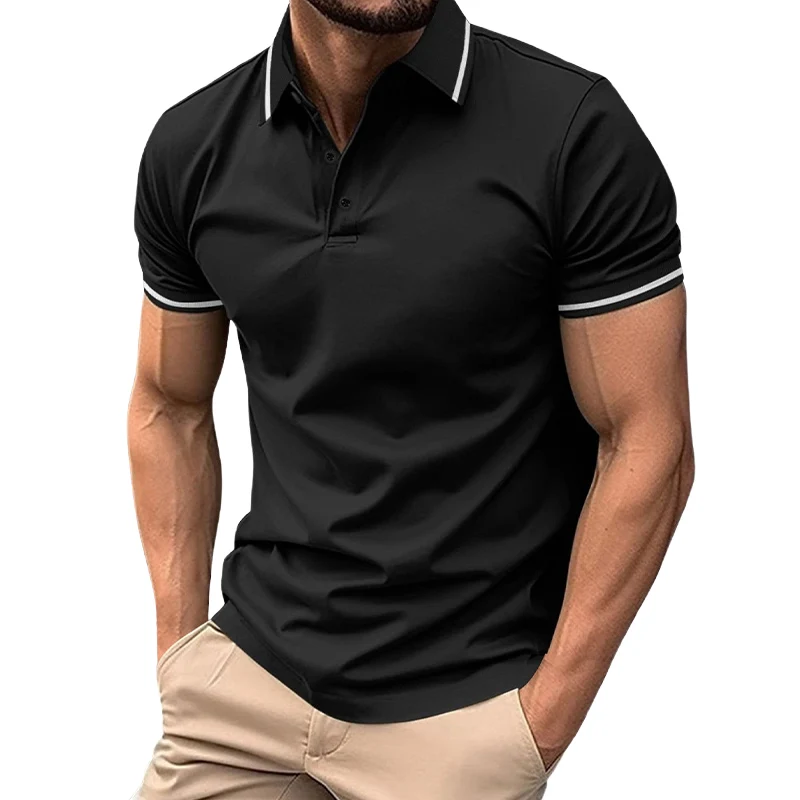 Men’s Shirt Short Sleeve Shirt Turn-down Collar Button Closure Solid Summer Tops for Casual Daily
Men’s Shirt Short Sleeve Shirt Turn-down Collar Button Closure Solid Summer Tops for Casual Daily