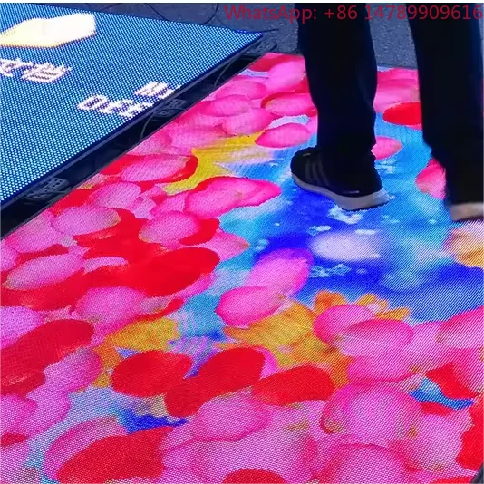 High Precision Moisture-proof Wear-resistant Digital Video Stage Gaming Dance Interactive Indoor/Outdoor Floor Tile LED Display
High Precision Moisture-proof Wear-resistant Digital Video Stage Gaming Dance Interactive Indoor/Outdoor Floor Tile LED Display