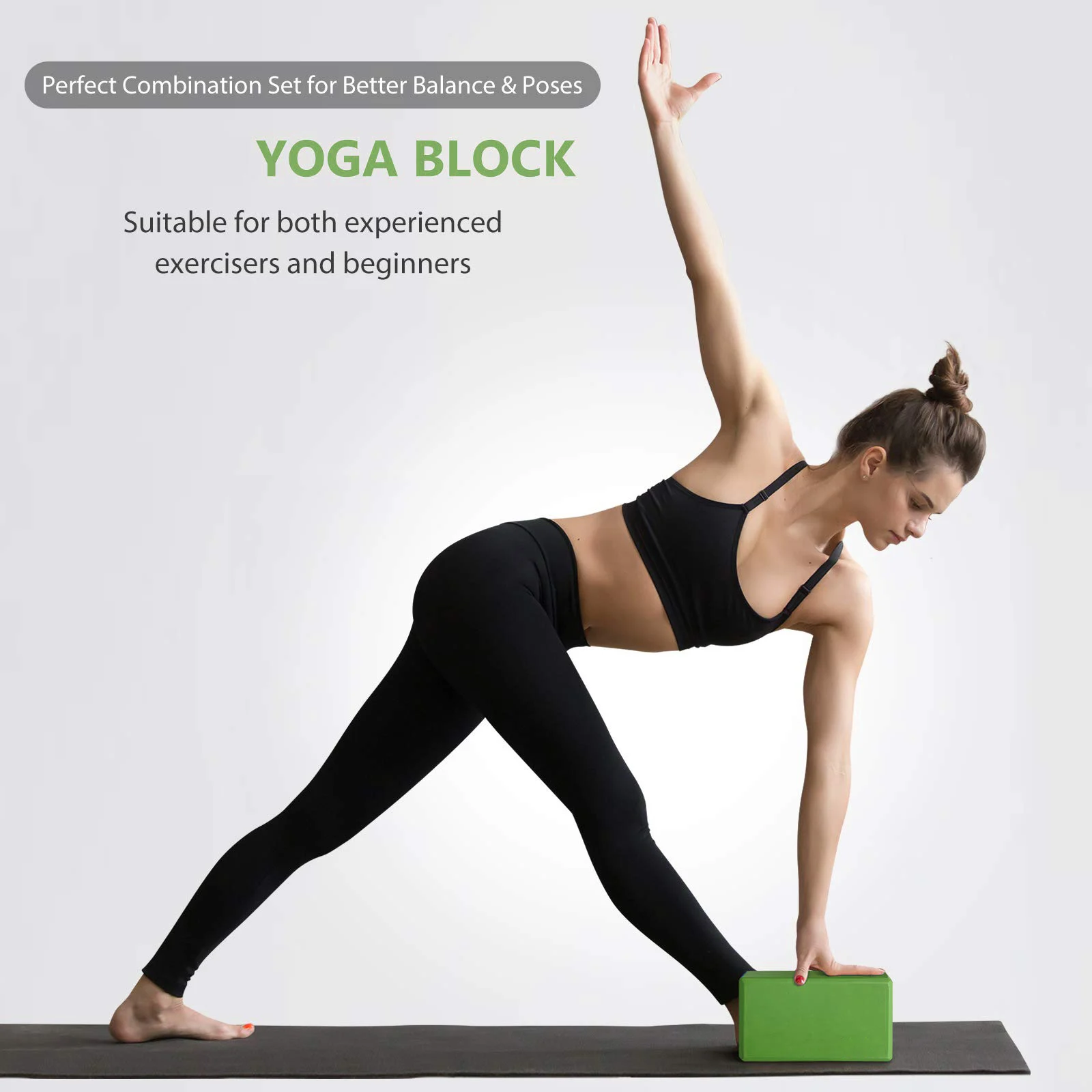 Yoga Block And Yoga Strap Set EVA Foam Soft Non-Slip Yoga Blocks Universal Pilates Stretching And Toning Workouts
Yoga Block And Yoga Strap Set EVA Foam Soft Non-Slip Yoga Blocks Universal Pilates Stretching And Toning Workouts