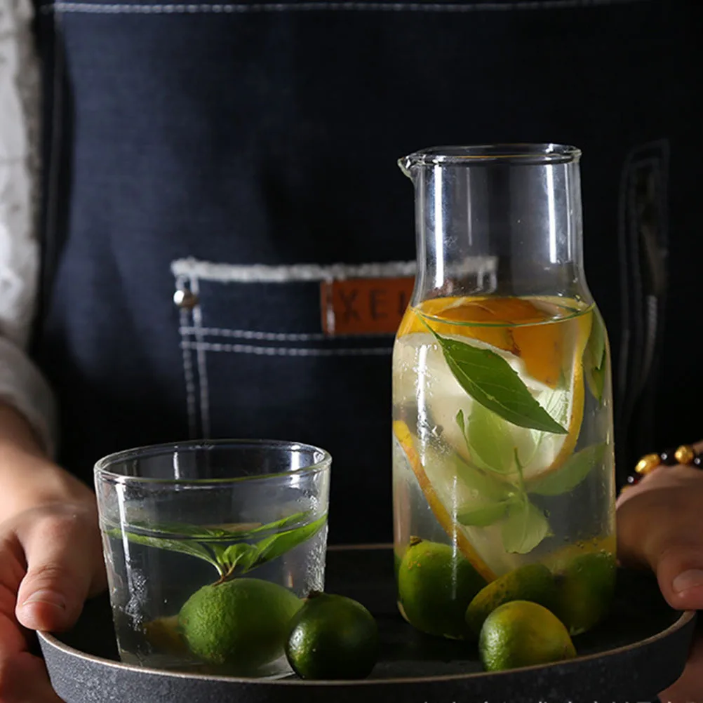 1Set Premium Glass Teapot Cup Practical Breakfast Glass Bottle Milk Pot Set Easy Clean for Birthday Wedding Party
1Set Premium Glass Teapot Cup Practical Breakfast Glass Bottle Milk Pot Set Easy Clean for Birthday Wedding Party