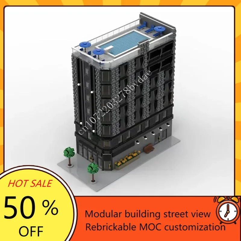 10092PCS Large Hotel Modular MOC Creative street view Model Building Blocks Architecture DIY Education Assembly Model Toys Gifts
10092PCS Large Hotel Modular MOC Creative street view Model Building Blocks Architecture DIY Education Assembly Model Toys Gifts