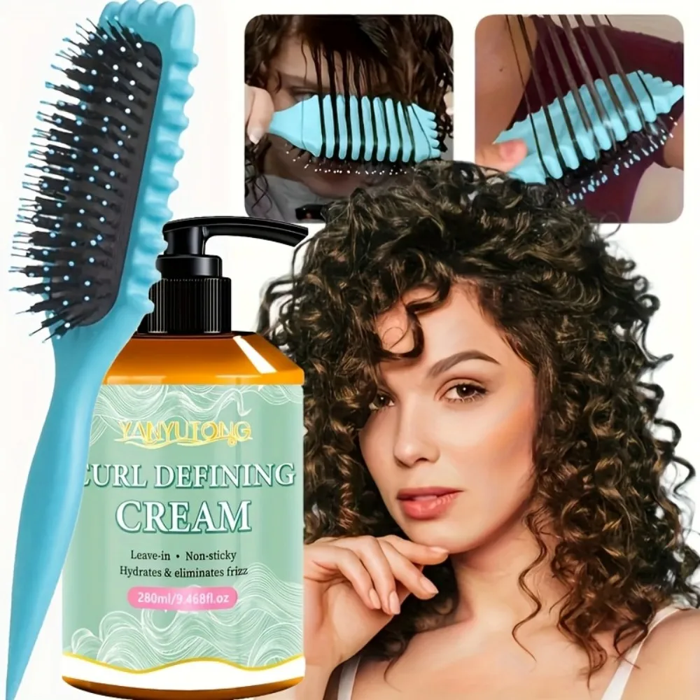 Крем для укладки локонов с расческой для волнистых локонов, увлажняющая и шелковистая формула, повышающая эластичный блеск локонов, легко стирается.
Крем для укладки локонов с расческой для волнистых локонов, увлажняющая и шелковистая формула, повышающая эластичный блеск локонов, легко стирается.