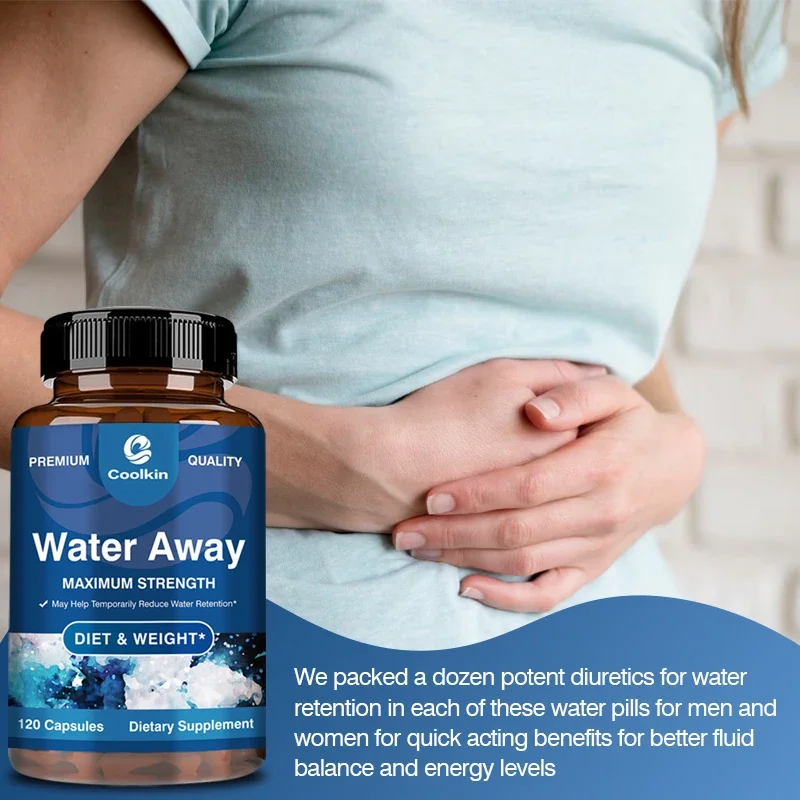 Natural Diuretic Water Away Capsules - Diuretic, Relieves Bloating, Supports Fluid BalanceSupplements
Natural Diuretic Water Away Capsules - Diuretic, Relieves Bloating, Supports Fluid BalanceSupplements