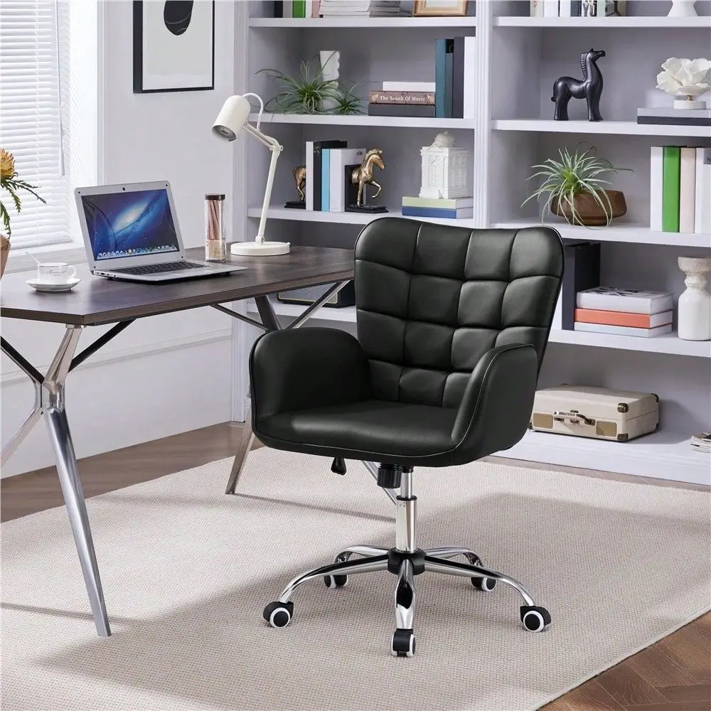 office chairs computer chair1PC MidCentury Ergonomic Office Desk Chair 360 Swivel Height Adjustable Faux Leather Padded Armrests
office chairs computer chair1PC MidCentury Ergonomic Office Desk Chair 360 Swivel Height Adjustable Faux Leather Padded Armrests