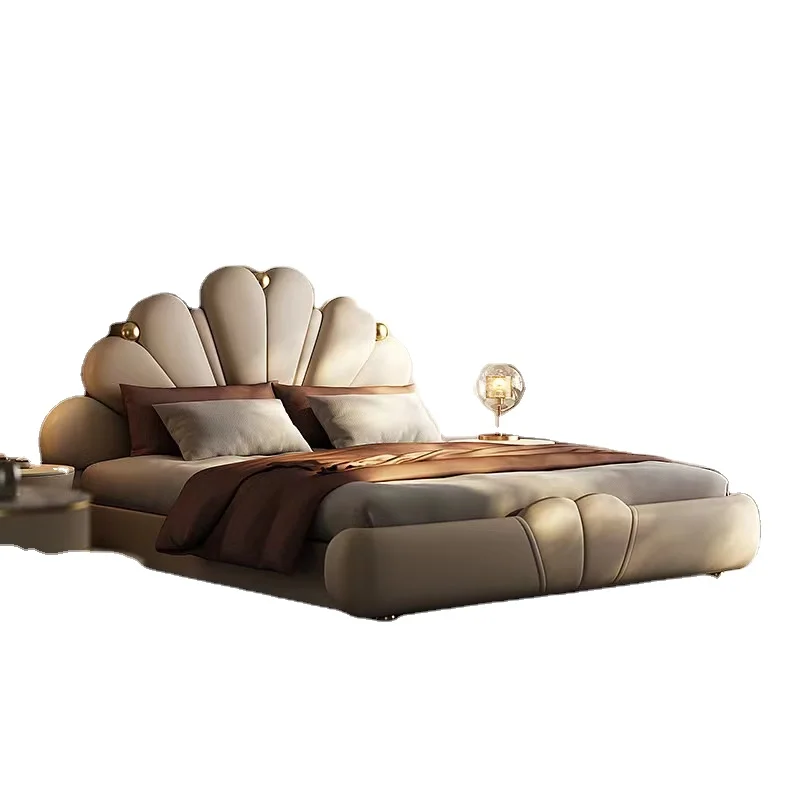 Italian Luxury Petal Bed Minimalist 1.8 Double Wedding Storage Bed With Light Modern Wooden Frame Bed
Italian Luxury Petal Bed Minimalist 1.8 Double Wedding Storage Bed With Light Modern Wooden Frame Bed