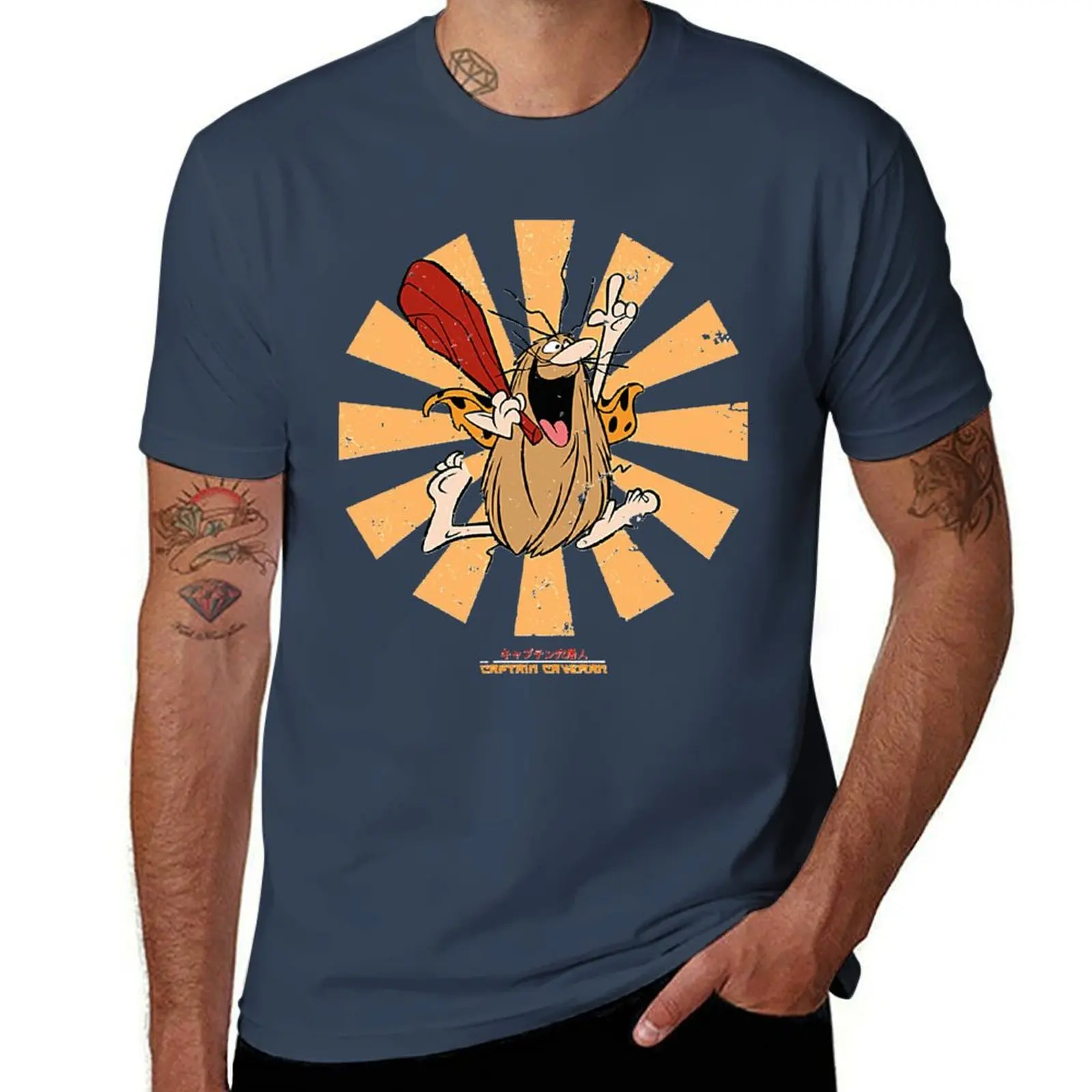 CAPTAIN RETRO CAVEMANS JAPANESE T-Shirt Casual Daily Graphic Tee
CAPTAIN RETRO CAVEMANS JAPANESE T-Shirt Casual Daily Graphic Tee