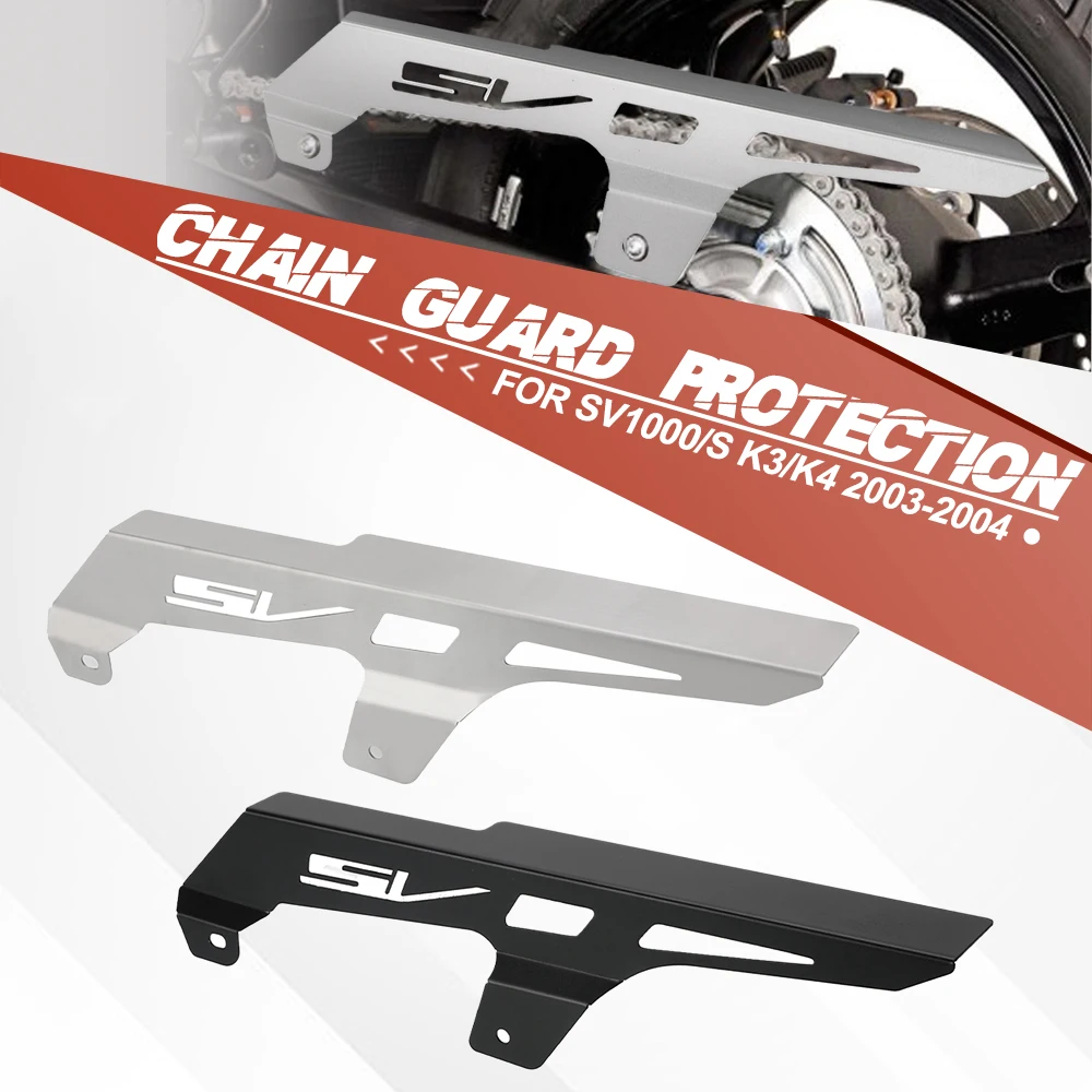 For SUZUKI SV 1000 S SV1000S K3/K4 2003 2004 Motorcycle Accessories Rear Drive Chain Guard Guide Cover Protector SV1000 Parts
For SUZUKI SV 1000 S SV1000S K3/K4 2003 2004 Motorcycle Accessories Rear Drive Chain Guard Guide Cover Protector SV1000 Parts