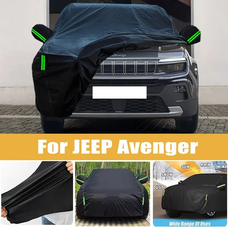 For JEEP Avenger Full Car Cover Four Seasons Outdoor Sun Anti UV Rain Snow Dust Protection Oxford Cloth Accessories
For JEEP Avenger Full Car Cover Four Seasons Outdoor Sun Anti UV Rain Snow Dust Protection Oxford Cloth Accessories