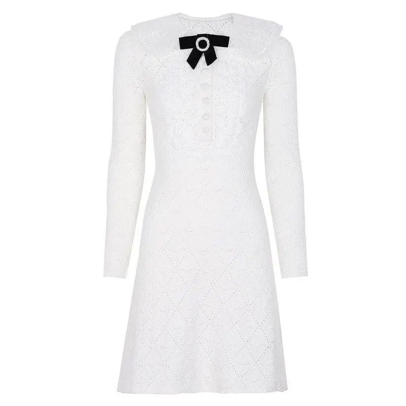 High-End Quality Fashionable Knitted Long Sleeve Embroidered Slimming Dress Knot mid Waist Bodycon Dress for Women
High-End Quality Fashionable Knitted Long Sleeve Embroidered Slimming Dress Knot mid Waist Bodycon Dress for Women