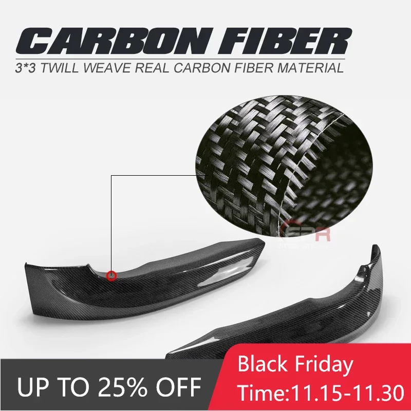 Car-styling For BMW E92 3 Series Carbon Fiber Front Lip 2pcs Glossy Finish Bumper Splitter Fibre Drift Racing Body Kit
Car-styling For BMW E92 3 Series Carbon Fiber Front Lip 2pcs Glossy Finish Bumper Splitter Fibre Drift Racing Body Kit