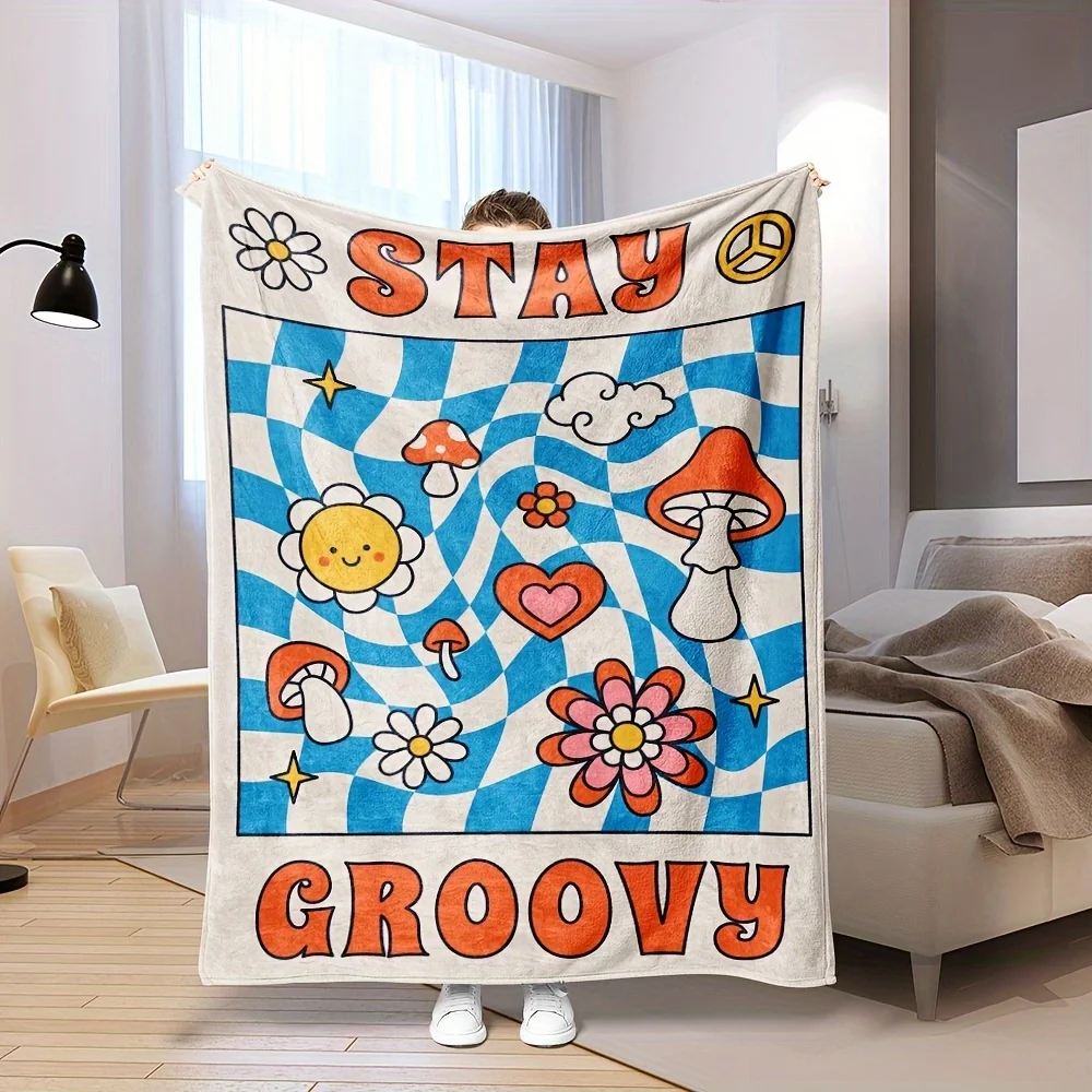 Groovy Vibes: A Cozy, Fun Blanket with Retro Floral and Cloud Design, Perfect for Snuggling and Relaxing at Home
Groovy Vibes: A Cozy, Fun Blanket with Retro Floral and Cloud Design, Perfect for Snuggling and Relaxing at Home