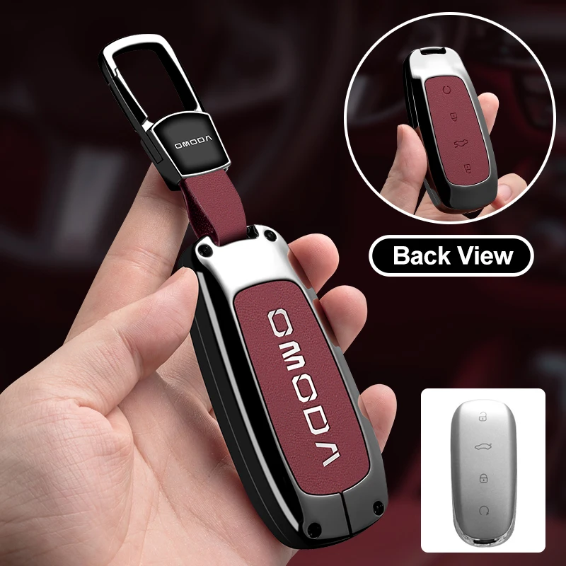 Car Smart Remote Control Metal Leather Key Case Cover Holder Chain For Chery OMODA 5 2023 Car Protection Shell
Car Smart Remote Control Metal Leather Key Case Cover Holder Chain For Chery OMODA 5 2023 Car Protection Shell