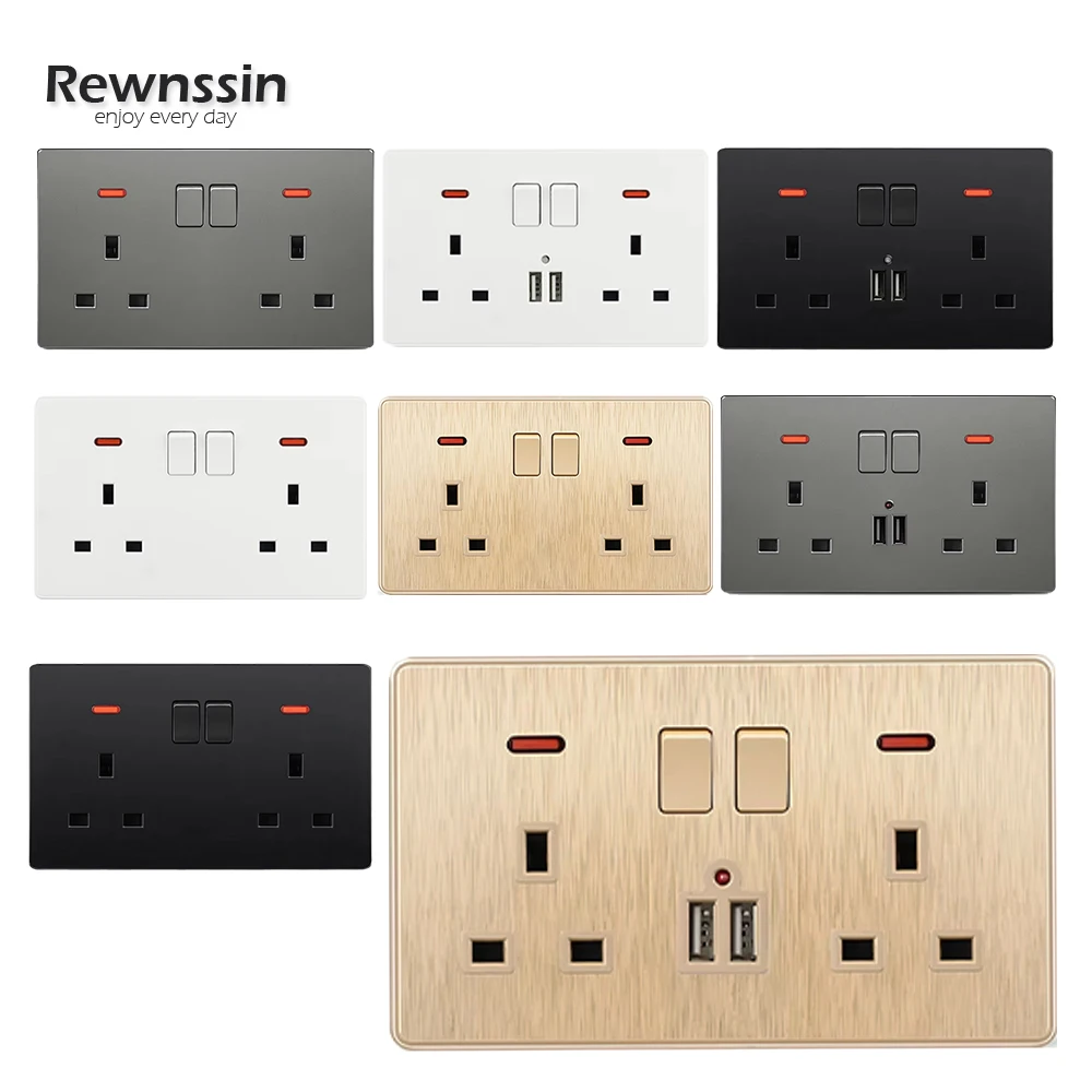 Dual USB Fast Charger Port With LED Indicator Light 13A Power Socket UK Standard Single And Double Wall Socket Malta
Dual USB Fast Charger Port With LED Indicator Light 13A Power Socket UK Standard Single And Double Wall Socket Malta