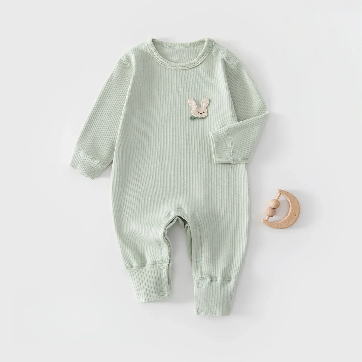 0-2Y Infant Girl Boy Jumpsuit Ribbed Knit 2026 Newborn Baby Romper Spring Cute Patch Easy Snap Closure Soft Baby Clothes
0-2Y Infant Girl Boy Jumpsuit Ribbed Knit 2026 Newborn Baby Romper Spring Cute Patch Easy Snap Closure Soft Baby Clothes