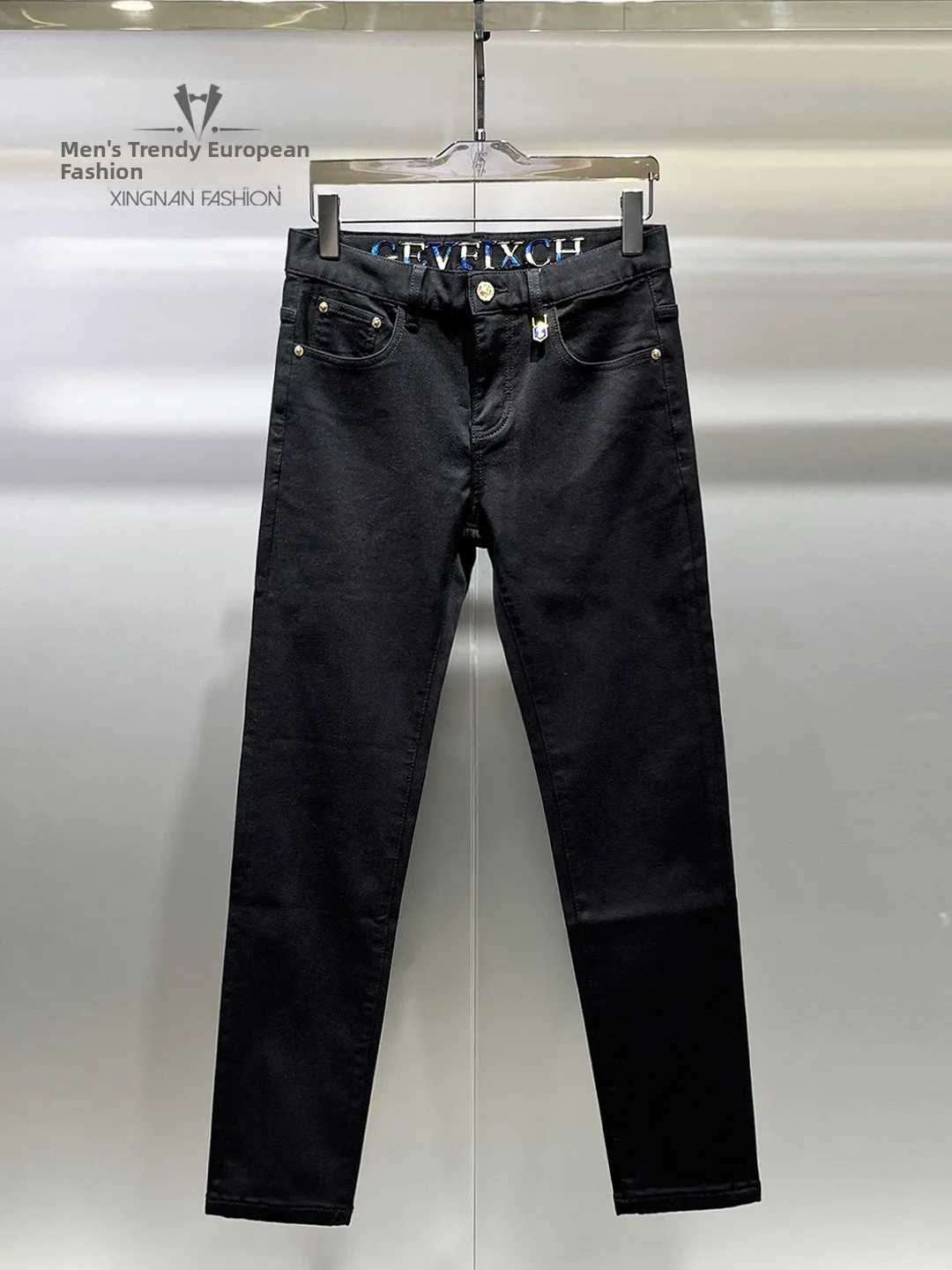Bla Fce Lined Skinny Jeans Men's Elastic Korean Sle Winter Faion Casual Wear Breathable Warm Slim Fit Long Pants
Bla Fce Lined Skinny Jeans Men's Elastic Korean Sle Winter Faion Casual Wear Breathable Warm Slim Fit Long Pants
