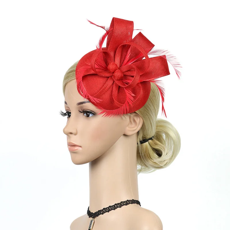 Imitation Linen Hair Accessories Horse Racing Festival Ball Feather Hair Clips Hair Accessories Factory Direct Sale Hot Sale
Imitation Linen Hair Accessories Horse Racing Festival Ball Feather Hair Clips Hair Accessories Factory Direct Sale Hot Sale
