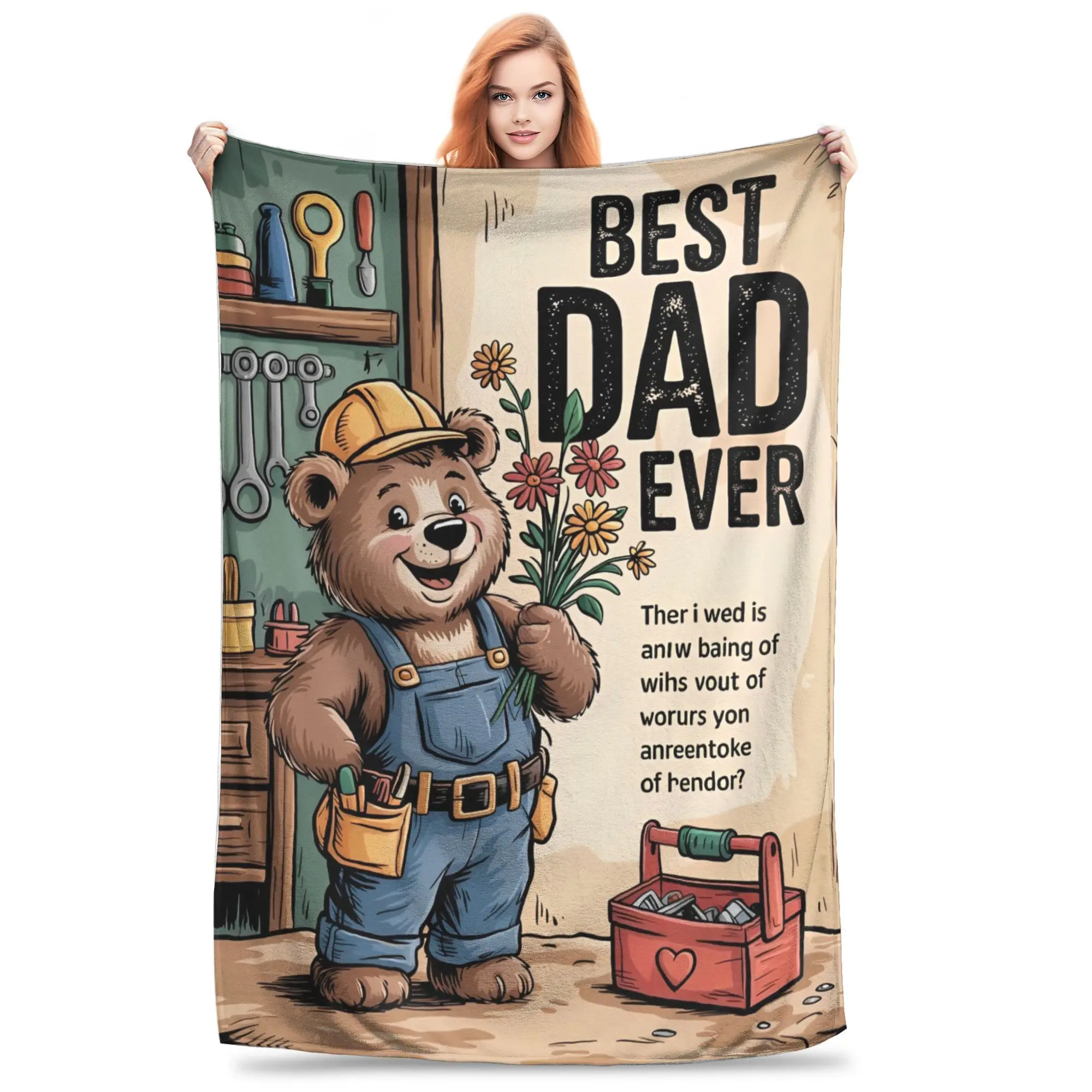 Одеяло с принтом BEST DAD EVER, качественное супермягкое одеяло на день отца, зимнее детское уличное покрывало
Одеяло с принтом BEST DAD EVER, качественное супермягкое одеяло на день отца, зимнее детское уличное покрывало