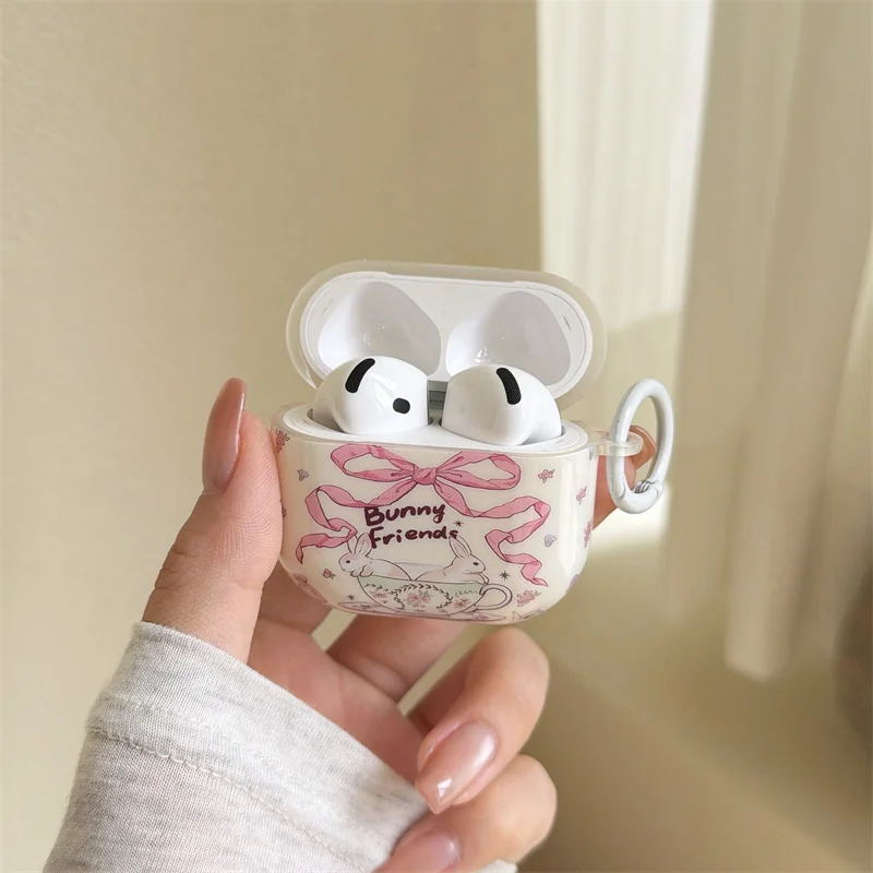 Kawaii Bunny Friends earphone Case with Ring for Airpods 1 2 3 4 Pro Pro2 Pro3 Earphones IMD Protector
Kawaii Bunny Friends earphone Case with Ring for Airpods 1 2 3 4 Pro Pro2 Pro3 Earphones IMD Protector