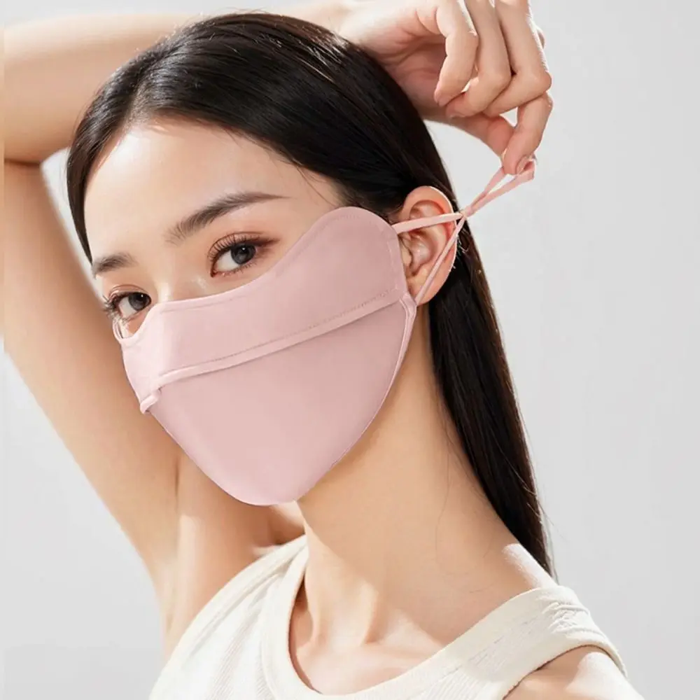 Sunscreen Face Scarf Ice Silk Sunscreen Mask Breathable Nylon Summer Face Cover UV Protection Solid Color Face Gini Mask Cycling
Sunscreen Face Scarf Ice Silk Sunscreen Mask Breathable Nylon Summer Face Cover UV Protection Solid Color Face Gini Mask Cycling