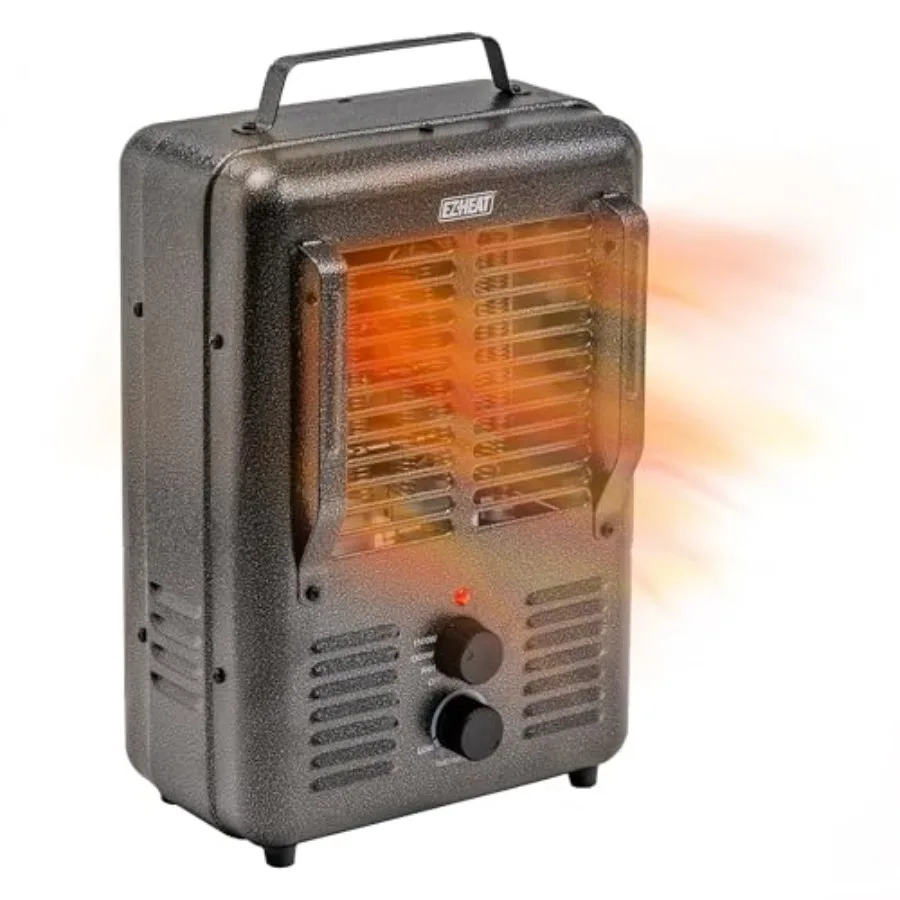 1500-Watt Portable Milkhouse Style Utility Space Heater with Adjustable Thermostat Overheat Protection and Safety Tip-Over Swit
1500-Watt Portable Milkhouse Style Utility Space Heater with Adjustable Thermostat Overheat Protection and Safety Tip-Over Swit