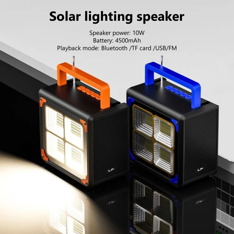 2025 New Multi-function Bluetooth Speakers Portable Strong Light Solar Charging Camping Lamp Rechargeable Emergency Power Bank
2025 New Multi-function Bluetooth Speakers Portable Strong Light Solar Charging Camping Lamp Rechargeable Emergency Power Bank