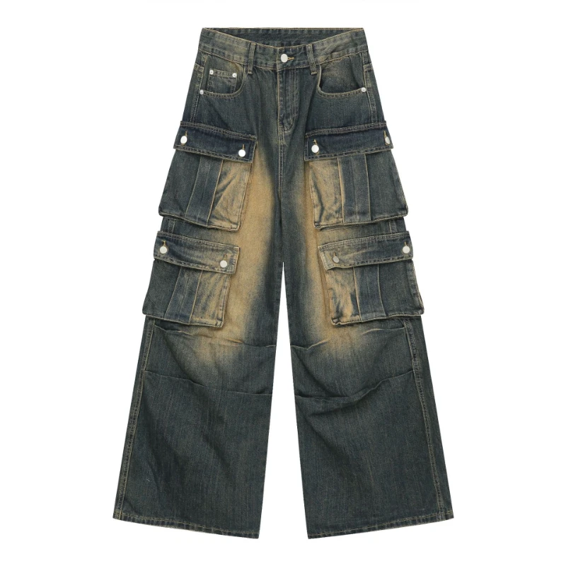 Cargo Pants Denim Pant Men Jeans Traight Trousers Y2k Streetwear Work Casual Vintage Washed Loose High Waist Pockets 2026 Spring
Cargo Pants Denim Pant Men Jeans Traight Trousers Y2k Streetwear Work Casual Vintage Washed Loose High Waist Pockets 2026 Spring