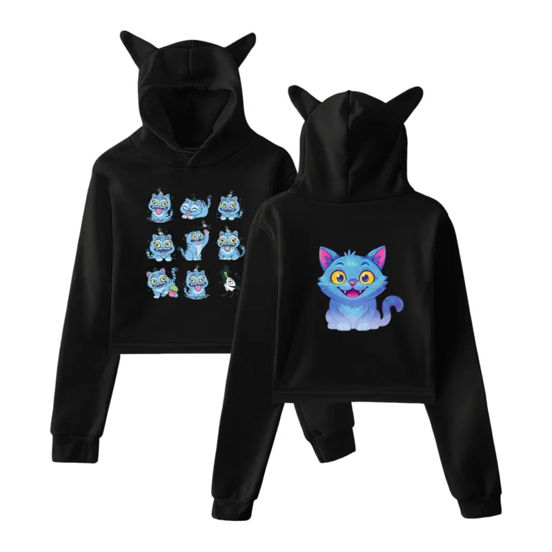 KPOP Cat Sweatshirt Hoodie Girls Summer Korean Harajuku Y2K Girl Group Peripheral Printed Casual Sports Top Loose Long Tee New
KPOP Cat Sweatshirt Hoodie Girls Summer Korean Harajuku Y2K Girl Group Peripheral Printed Casual Sports Top Loose Long Tee New