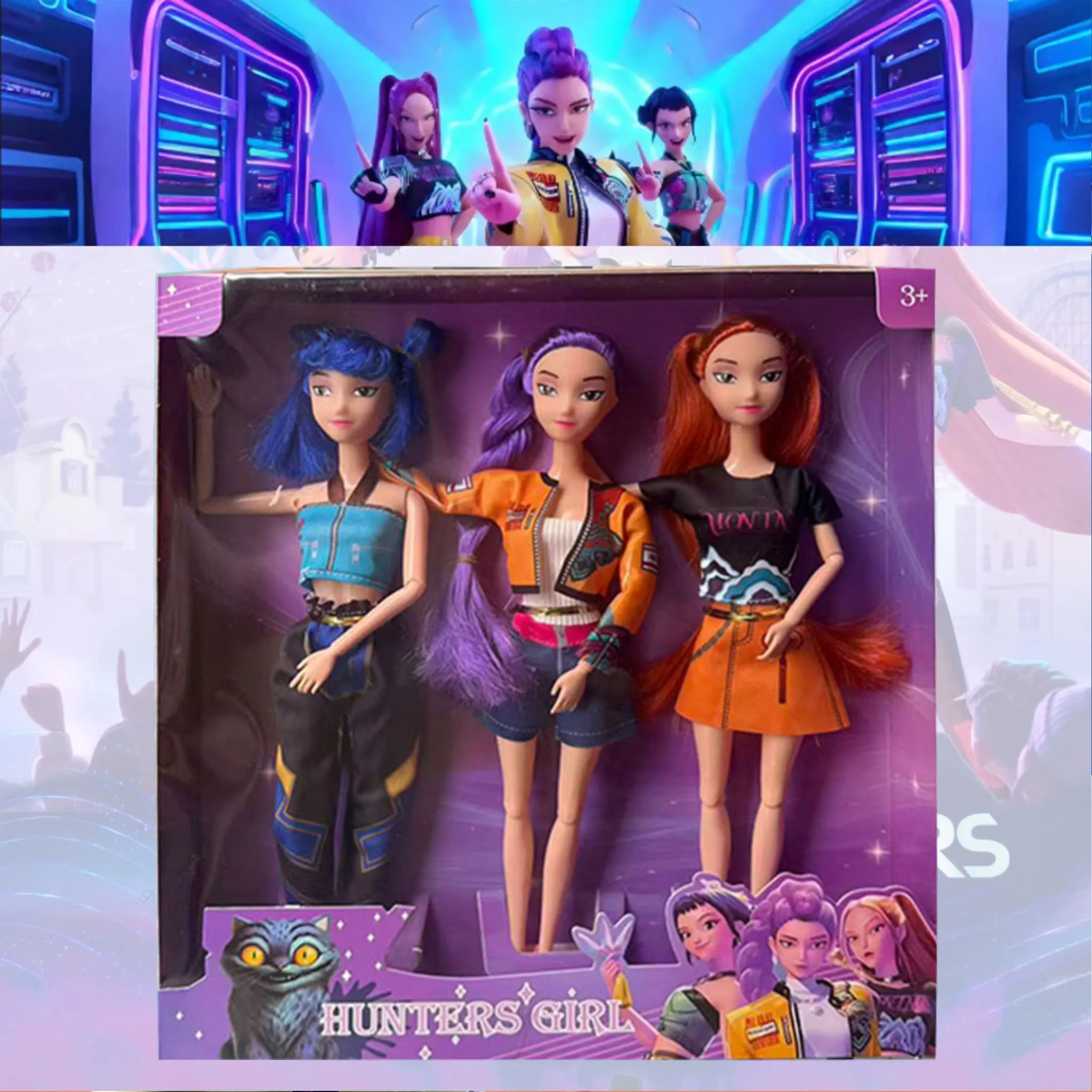 2026 30 см K-Pop кукла охотников на демонов, виниловая игрушка, восстановленный персонаж аниме NEWRumi Mira Zoey, подарок-сюрприз на день рождения для девочек
2026 30 см K-Pop кукла охотников на демонов, виниловая игрушка, восстановленный персонаж аниме NEWRumi Mira Zoey, подарок-сюрприз на день рождения для девочек