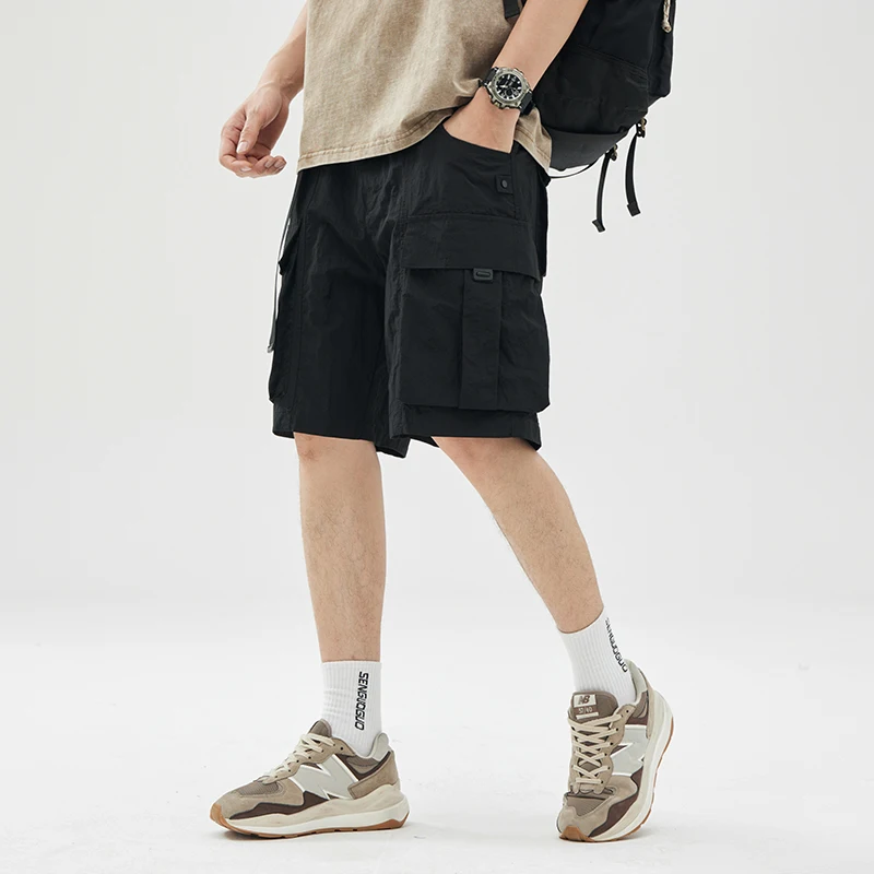 2026 Summer New American Retro Cargo Shorts for Men Trendy Brand Outdoor Casual Style Fashionable Loose-Fit Half Length Pants
2026 Summer New American Retro Cargo Shorts for Men Trendy Brand Outdoor Casual Style Fashionable Loose-Fit Half Length Pants