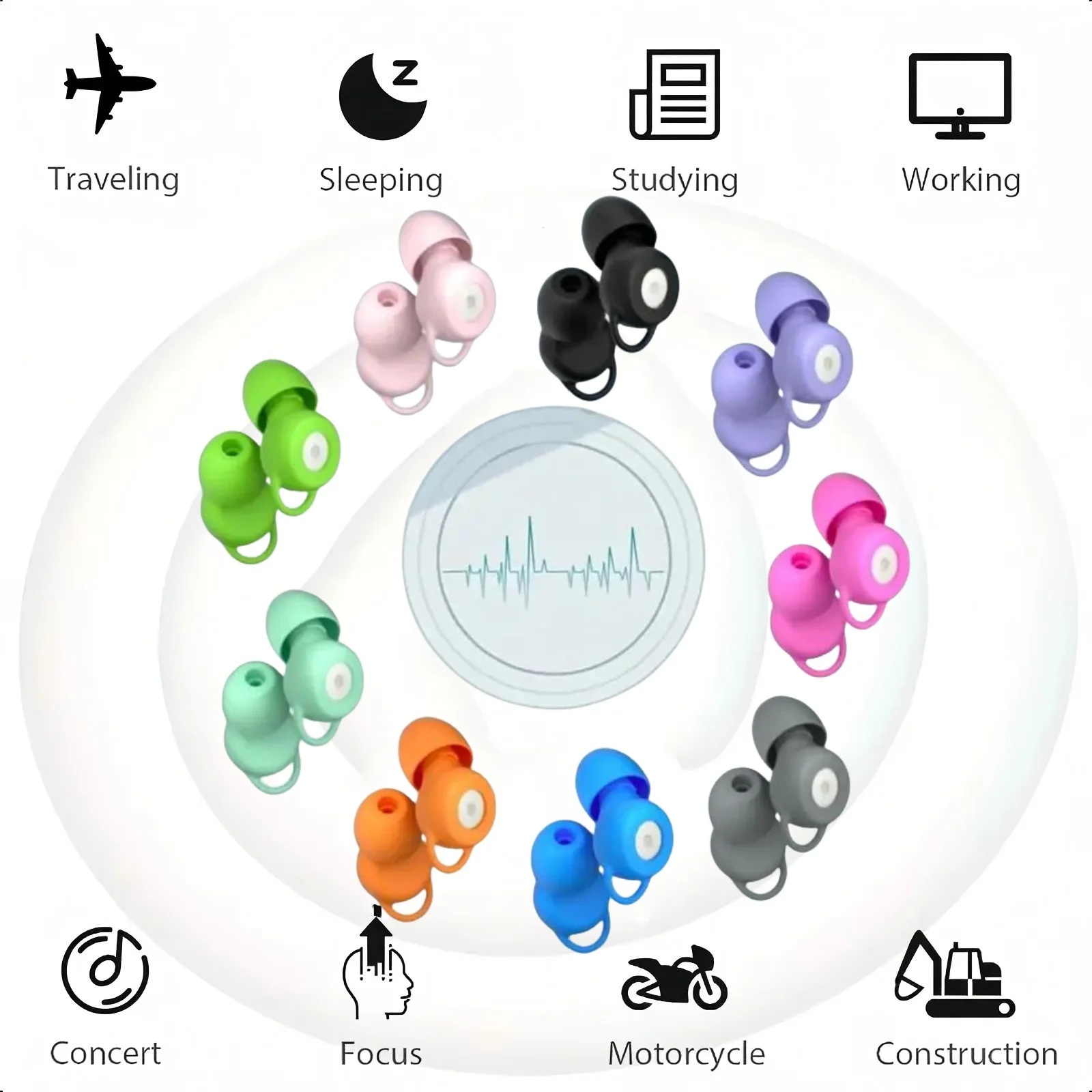 Woo Ear Plugs For Sleeping Noise Cancelling 27Db Plugs Personal Protective Equipment
Woo Ear Plugs For Sleeping Noise Cancelling 27Db Plugs Personal Protective Equipment