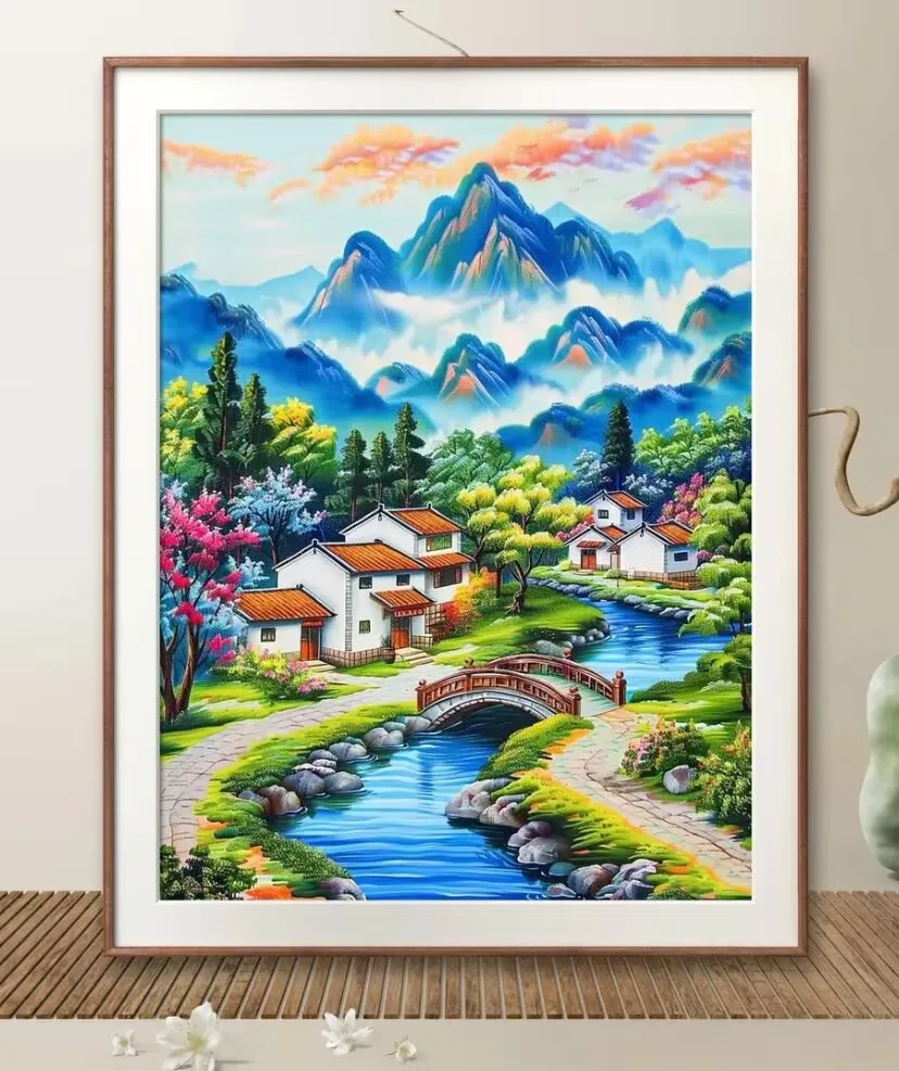 9ct 60x80cm деревенские наборы с принтом, вышивка крестиком, набор для рукоделия «сделай сам», домашний декор, поделки с иглами, нитки
9ct 60x80cm деревенские наборы с принтом, вышивка крестиком, набор для рукоделия «сделай сам», домашний декор, поделки с иглами, нитки