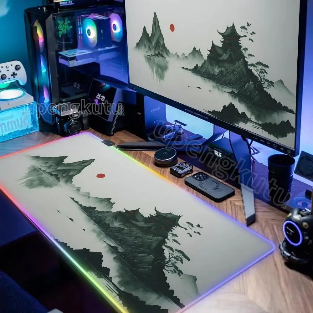 RGB Ink Painting Desk Mat Gamer Mousepad Company Mouse Pad Office Desk Pads Large Mousepad Chinese Style Mouse Mats For Computer
RGB Ink Painting Desk Mat Gamer Mousepad Company Mouse Pad Office Desk Pads Large Mousepad Chinese Style Mouse Mats For Computer