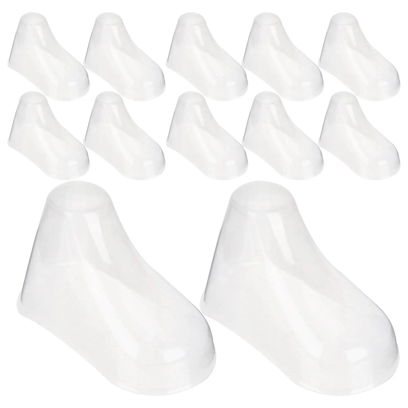 20Pcs Baby Feet Display Clear Plastic Shoe Booties Sock Supports Toddler Shoes Display Holders for Retail Store Home
20Pcs Baby Feet Display Clear Plastic Shoe Booties Sock Supports Toddler Shoes Display Holders for Retail Store Home