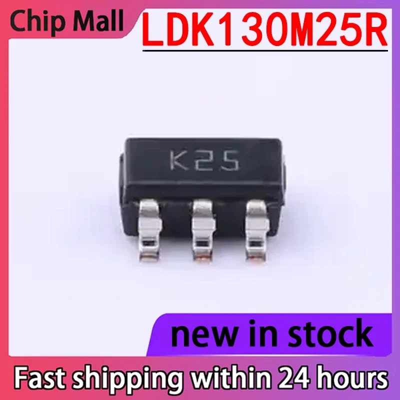 2PCS New LDK130M25R SOT-23 5.5V 2.5V 300mA Linear Regulator (LDO)
2PCS New LDK130M25R SOT-23 5.5V 2.5V 300mA Linear Regulator (LDO)