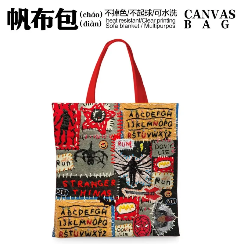 Popular Sci Fi Drama Inspired Art Canvas Tote Bag Personalized Design Non Fading Cool Style Single Shoulder Bag for Daily Use
Popular Sci Fi Drama Inspired Art Canvas Tote Bag Personalized Design Non Fading Cool Style Single Shoulder Bag for Daily Use
