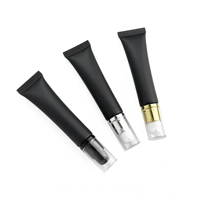 15/20ml Matte Black Cosmetics Soft Hose Lipstick Tube Packaging Eye Cream Essence Lotion Roll Empty Bottle Packaging Material
15/20ml Matte Black Cosmetics Soft Hose Lipstick Tube Packaging Eye Cream Essence Lotion Roll Empty Bottle Packaging Material