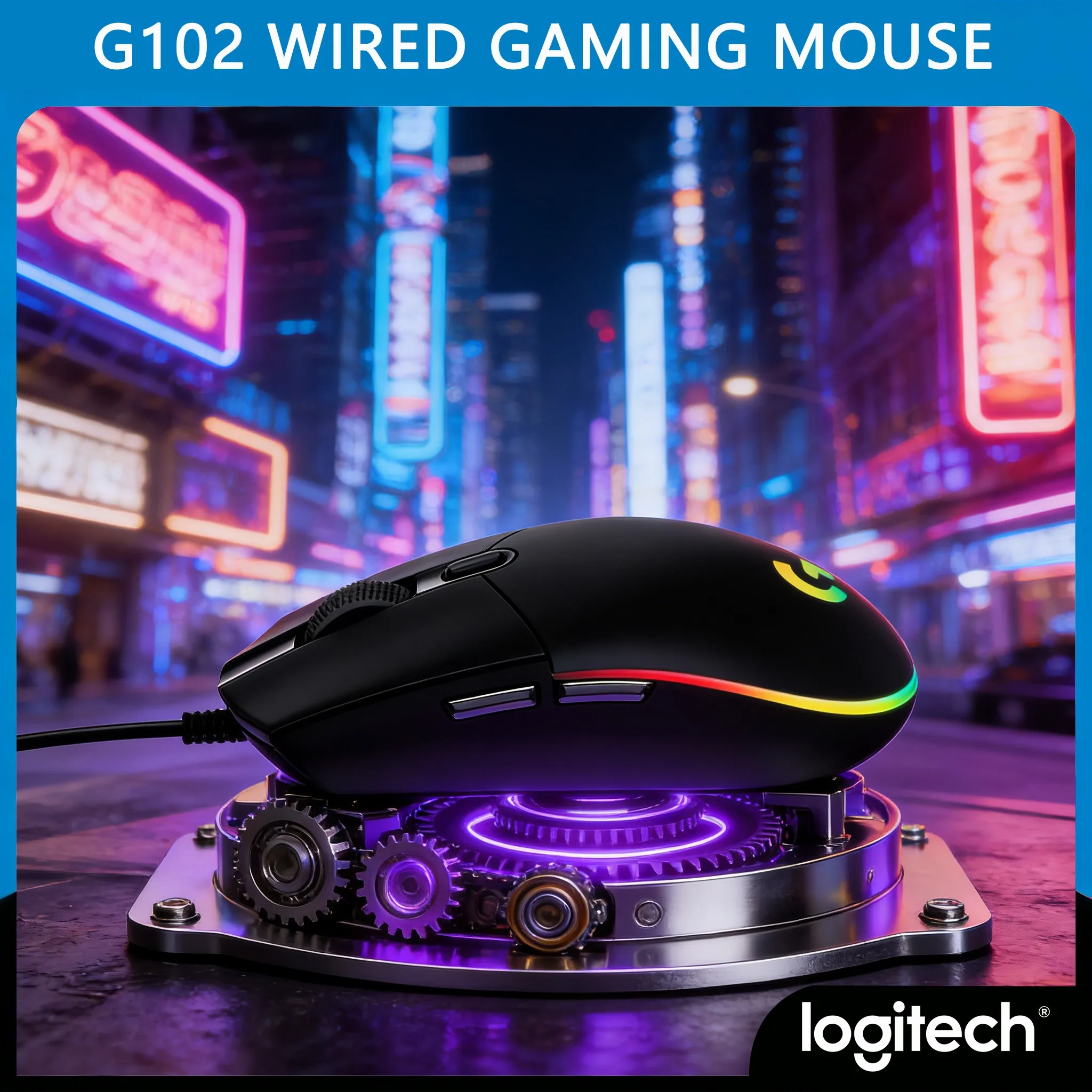 Игровая мышь Logitech G102 Prodigy с 6 настраиваемыми кнопками для эффективной работы в офисе
Игровая мышь Logitech G102 Prodigy с 6 настраиваемыми кнопками для эффективной работы в офисе