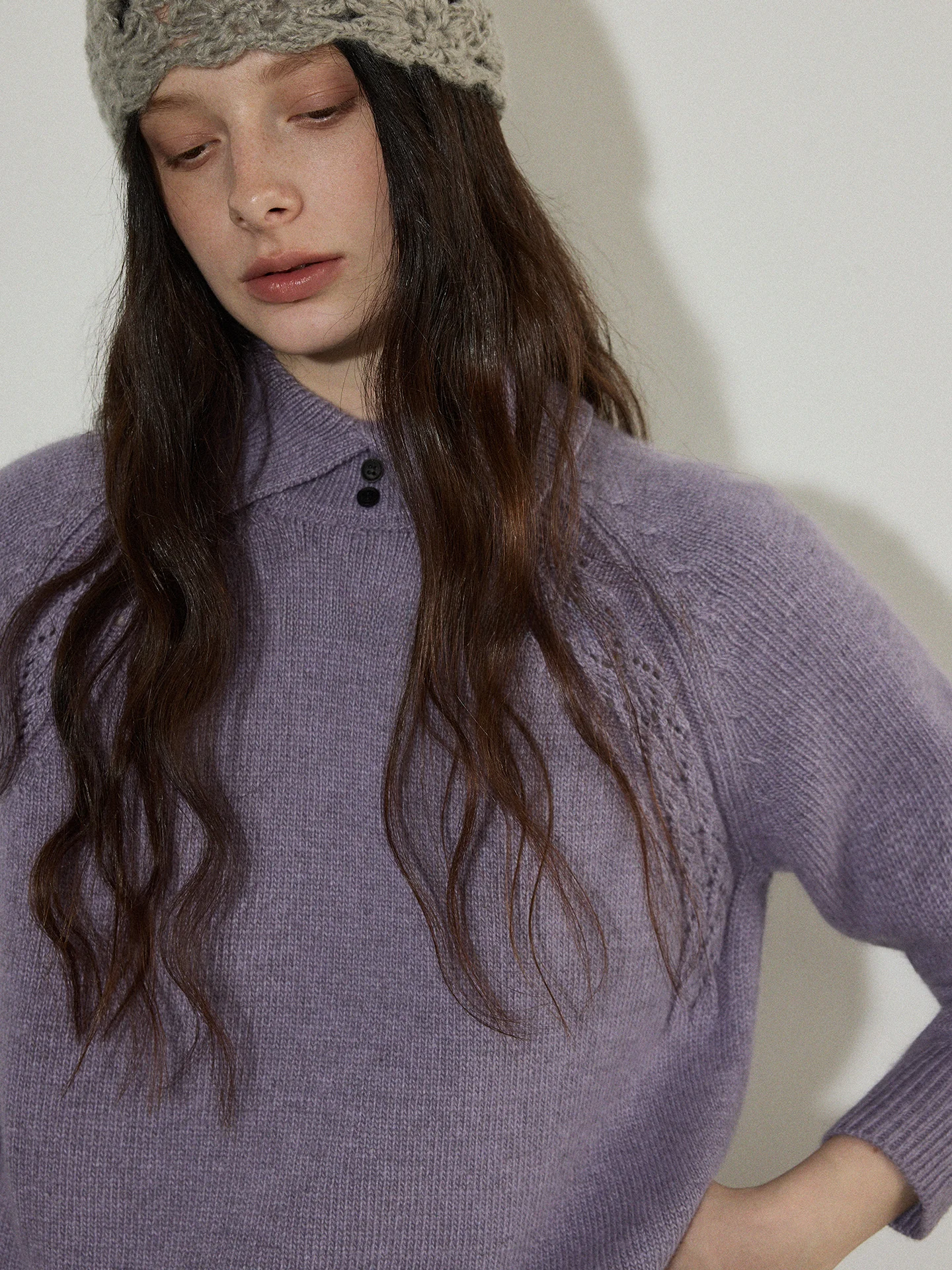 Lofi Choose Women's Knitted Loose Fit Overhead Sweater Spring New Style Simple Design Long Sleeve Turn-down Collar Top
Lofi Choose Women's Knitted Loose Fit Overhead Sweater Spring New Style Simple Design Long Sleeve Turn-down Collar Top