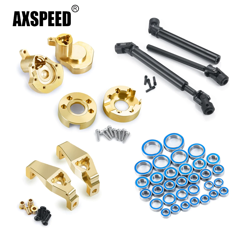 AXSPEED Transmission Drive Shaft Joint Knuckle Cup C Hub Weights Bearing Kit for Redcat GEN8 1/10 RC Crawler Car Upgrade Parts
AXSPEED Transmission Drive Shaft Joint Knuckle Cup C Hub Weights Bearing Kit for Redcat GEN8 1/10 RC Crawler Car Upgrade Parts