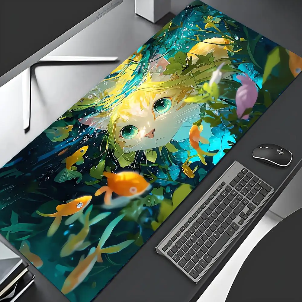Милые коврики для мыши с изображением подводных кошек, большие коврики для компьютера, офиса, игр, XXL, противоскользящие, HD, игровые коврики для клавиатуры и мыши, длинные настольные коврики
Милые коврики для мыши с изображением подводных кошек, большие коврики для компьютера, офиса, игр, XXL, противоскользящие, HD, игровые коврики для клавиатуры и мыши, длинные настольные коврики