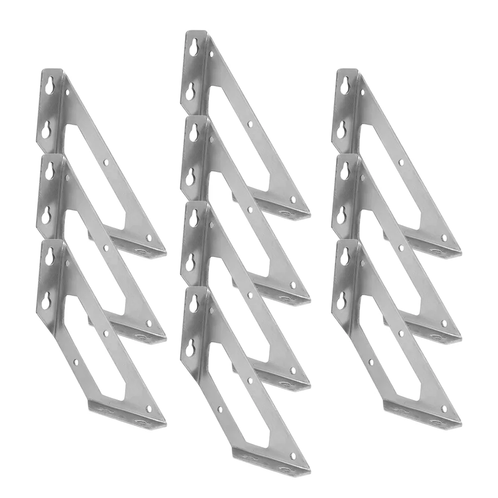 10pcs Stainless Steel Angle Brackets Code Cabinet Support Corner Braces For Wood 90 Degree Bracket Heavy Duty Countertop
10pcs Stainless Steel Angle Brackets Code Cabinet Support Corner Braces For Wood 90 Degree Bracket Heavy Duty Countertop