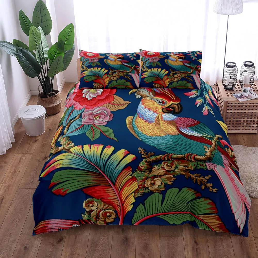 Antique Parrots Duvet Cover Set King Queen Double Full Twin Single Size Bed Linen Set
Antique Parrots Duvet Cover Set King Queen Double Full Twin Single Size Bed Linen Set
