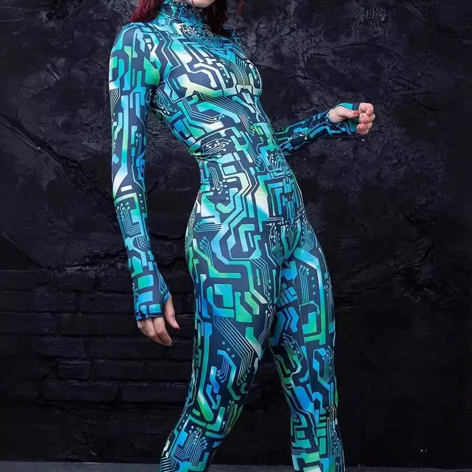 Halloween Art Printing Jumpsuit Digital Print Suit Cosplay Pants Women Stage Costume Spring Aerial Yoga Suit 2026
Halloween Art Printing Jumpsuit Digital Print Suit Cosplay Pants Women Stage Costume Spring Aerial Yoga Suit 2026