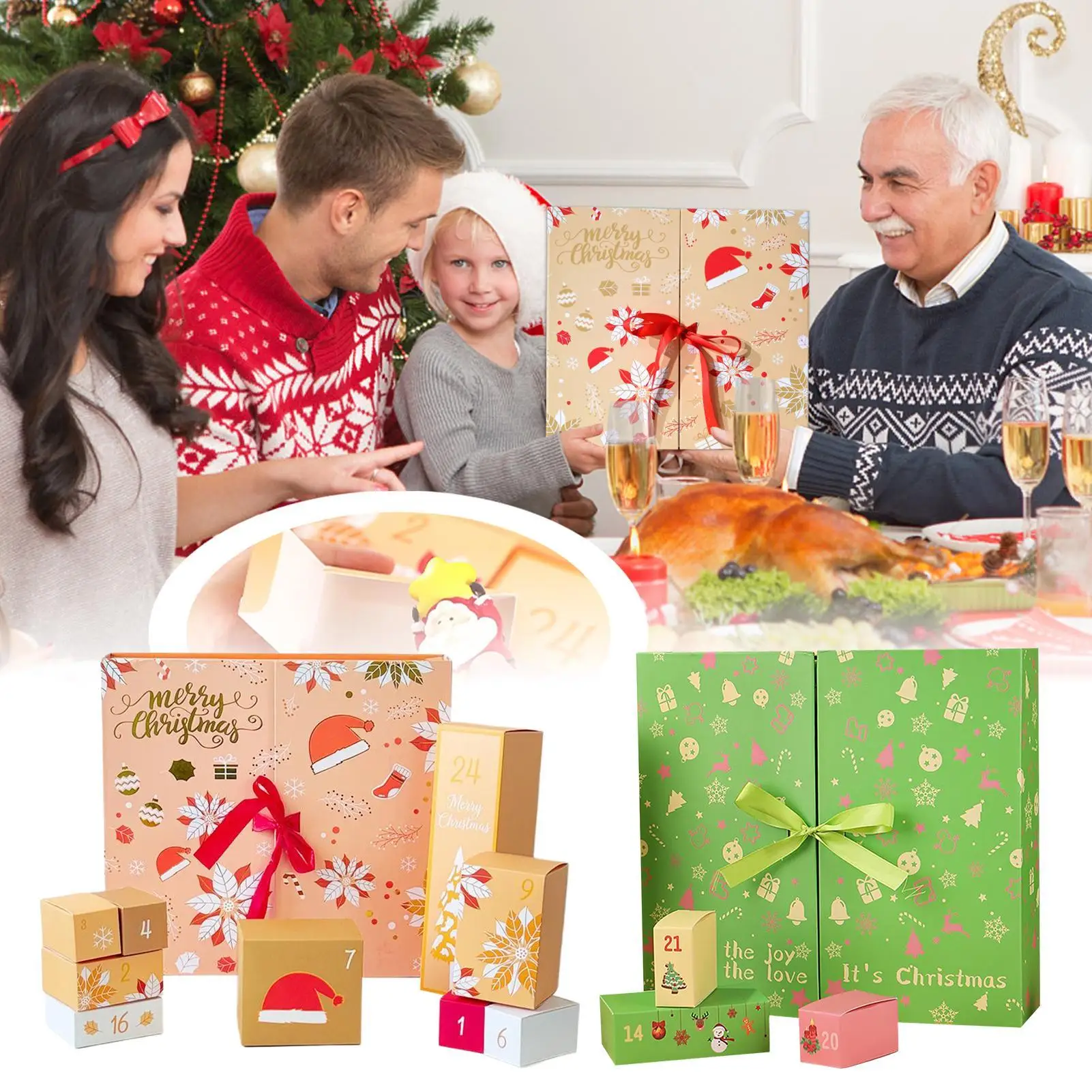 Пустой Адвент-календарь, 24 дня, складная рождественская коробка на 2025 год, пустая для взрослых, украшения для дома, сувениры для вечеринок для канцелярских принадлежностей, ювелирных изделий
Пустой Адвент-календарь, 24 дня, складная рождественская коробка на 2025 год, пустая для взрослых, украшения для дома, сувениры для вечеринок для канцелярских принадлежностей, ювелирных изделий