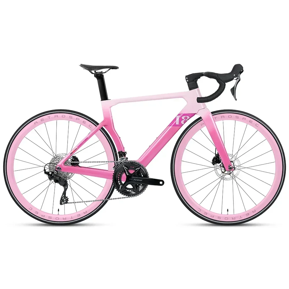 2025 TWITTER T8 Aerodynamic Carbon Fiber Road Bike 105 Kit R7120-2*12Speed Internal Cable Routing R7070 Oil Disc Brake bicycle
2025 TWITTER T8 Aerodynamic Carbon Fiber Road Bike 105 Kit R7120-2*12Speed Internal Cable Routing R7070 Oil Disc Brake bicycle