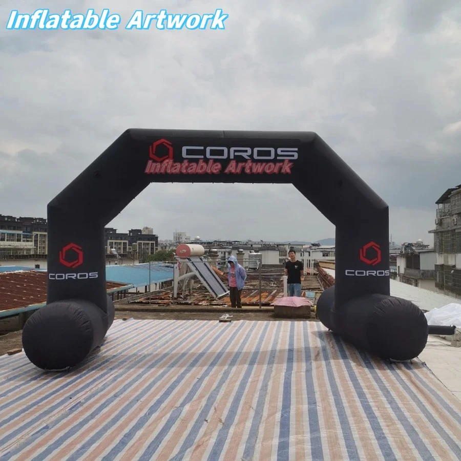 Custom Built Outdoor Prom Large Black Inflatable Finish Arch for Event Advertisment Toy
Custom Built Outdoor Prom Large Black Inflatable Finish Arch for Event Advertisment Toy